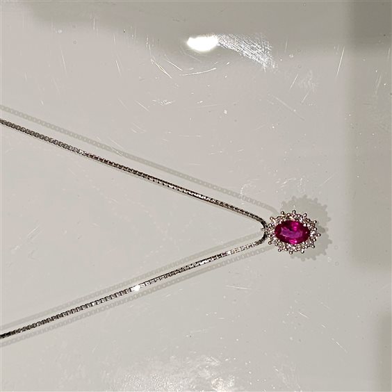 Collana Mirco Visconti Donna in Oro Rubino 0.42 Ct DL5/B10R - DL5/B10R